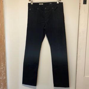 MENS AG THE GRADUATE - TAILORED LEG - BLACK PANTS - 33X 32